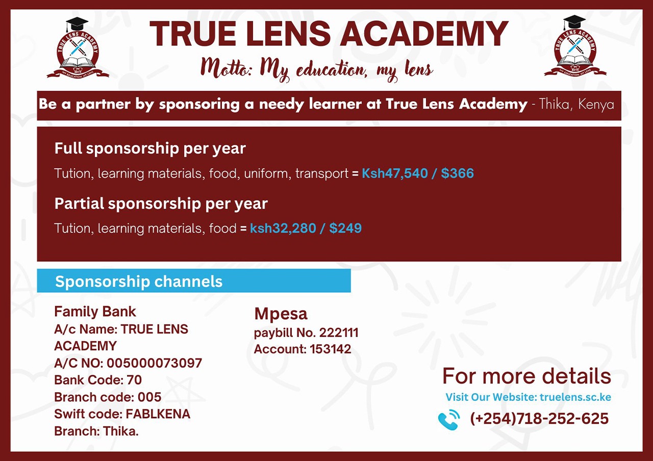 True Lens Academy Sponsership